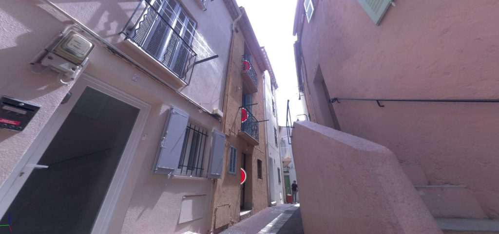 Relevés d'une maison de ville au Suquet à Cannes