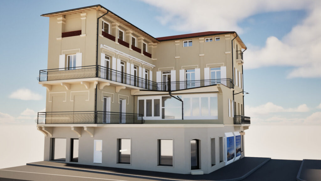 Copropriété à l’italienne à Saint-Raphaël - relevé S910 et déclaration préalable ABF