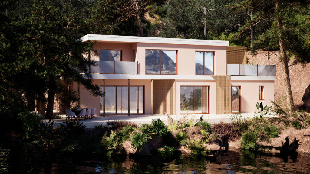 Villa contemporaine R+1 à Biot