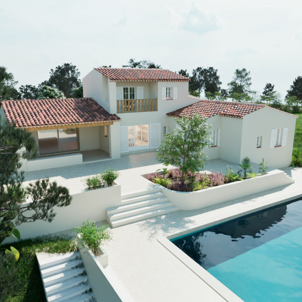 Extension & aménagement intérieur d’une villa - Ste-Maxime